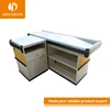 Supermarket Design Cash Register Table/Retail Checkout Counter/Cashier Desk For Sale