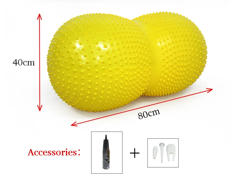 Custom Inflatable Peanut Yoga Ball With Massage Point Buy Peanut Gym