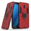 360 Degree Rotating Finger Ring Kickstand Magnetic Adsorption Shockproof phone cover case for Samsung j6 prime case