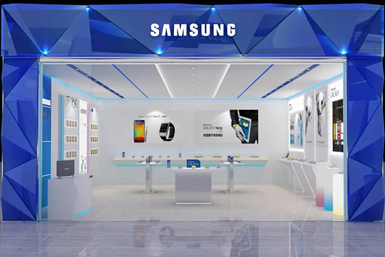 Factory Direct Customized Mobile Phone Display Counter Retail Store
