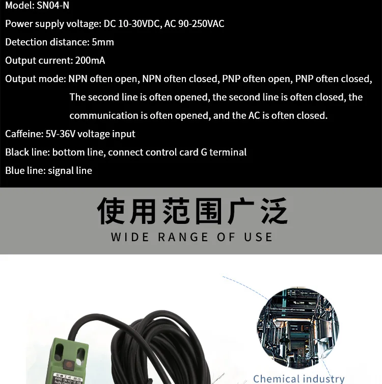 Cnc Router Machine Square Limit Switch Npn/pnp No/ Nc Omron Proximity Switch Inductive Sensor