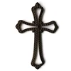 Cast Iron Decoration Catholic Cross Wall Ornament