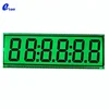 Customized Monochrome 50 Pin 6 Digit 7 Segment TN LCD Display For Petrol Pump/Fuel Dispenser/Gas Station