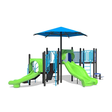 playhouse swing and slide set