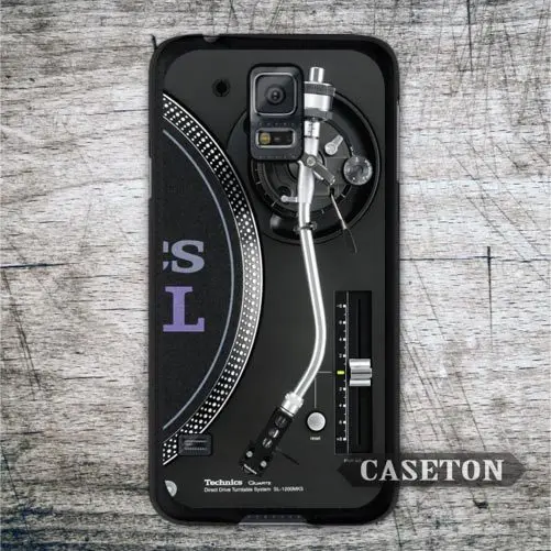 DJ Technics Turntables Classic Retro Case For Galaxy S6 S5 S4 S3 mini Active Advance Win
