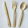 Bamboo Cutlery Set Biodegradable Bamboo Disposable Cutlery Bamboo Knife Fork Spoon