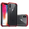 New Luxury Aluminum alloy metal frame tempered glass shockproof case for iPhone X anti-shock phone case