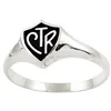 Retro Shining stainless steel Customized For Girls CTR Rings Compact Favorable Gifts CTR Rings