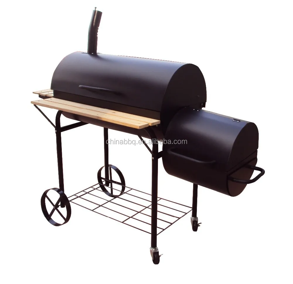 Fonkelnieuw Oil Drum Bbq Smoker Charcoal Bbq Grill Black Painting With SI-36