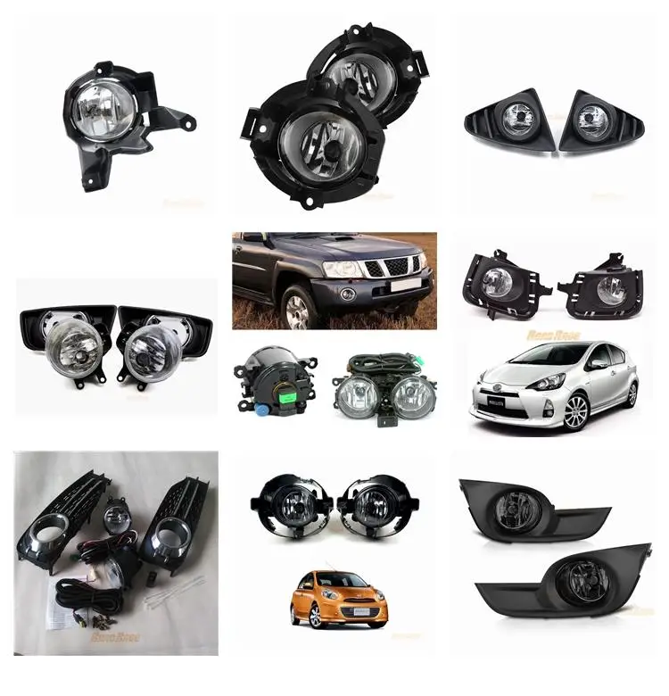 2015-2017 Versa Sedan Almera Fog Lights Lamps W/ Wiring Harness,Switch