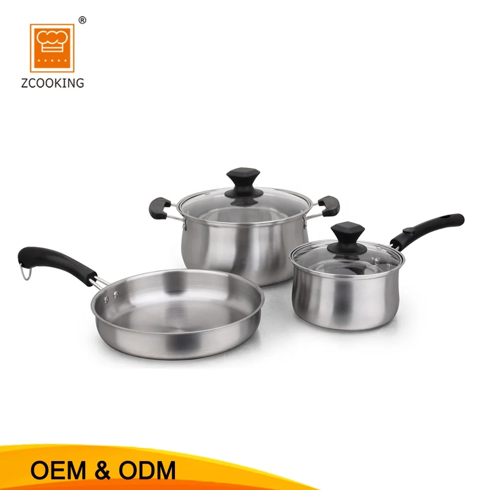 5 Pcs Stainless Steel Kitchen Queen Cookware Set Buy Cookware Set