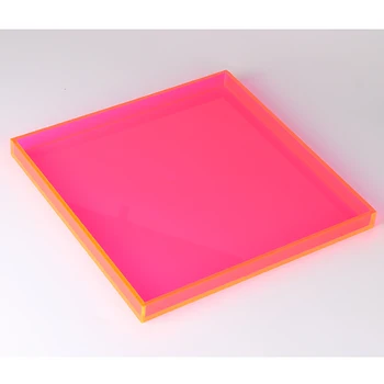 Acrylic Fearless Trays Acrylic Serving Tray Neon Pink Tray - Buy Neon ...