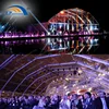Large outdoor aluminum structure transparent polygon roof marquee concert tent for Classic