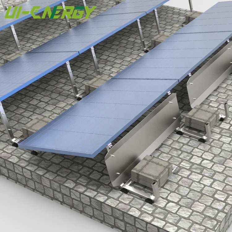 10kW ground mount solar array installed on flat grassy field with adjustable tilt racking