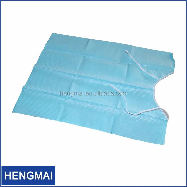 China Manufacturer Hospital Medical Beauty Tattoo Waterproof Dental Bib