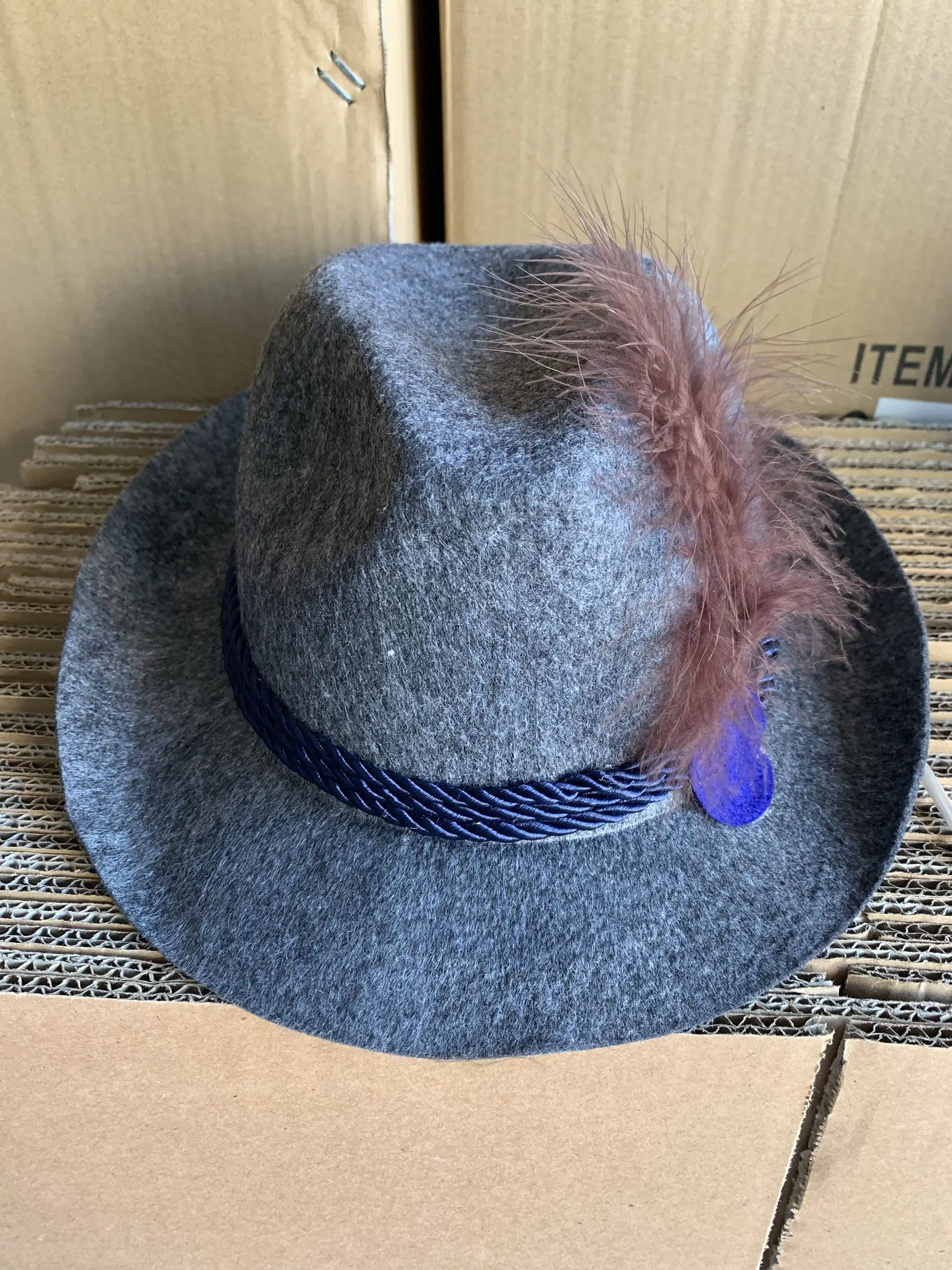 Custom Hillbilly Hat Bavarian Felt Hat 