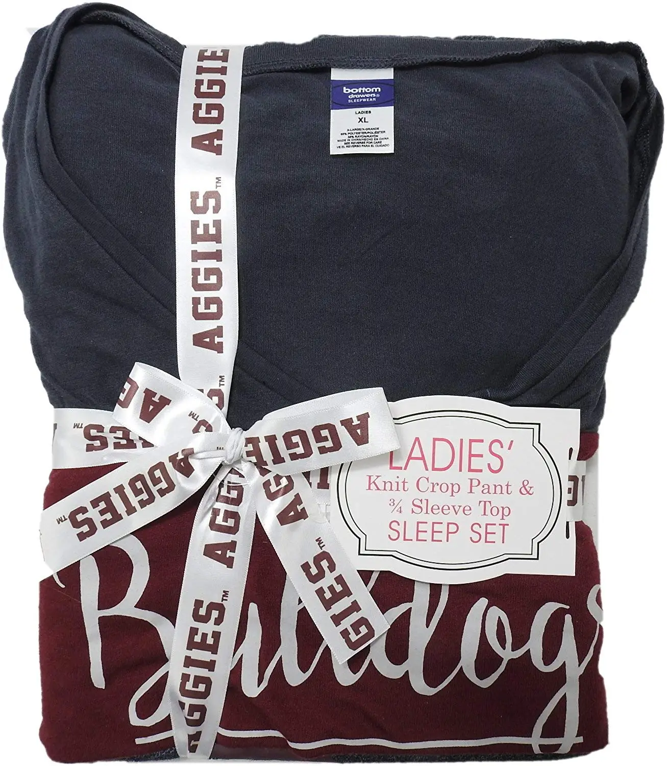 Buy Bottom Drawers Sleepwear Ladies Size X Large Knit Aggies Pj