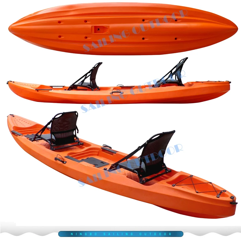 Sailing Outdoor Double Tandem Kayak Fishing,2 Person Fishing Kayak With