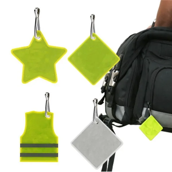 Safety Reflectors Reflective Gear For Jackets,Bags,Purses,Backpacks