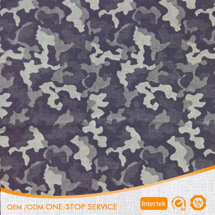 camouflage denim fabric
