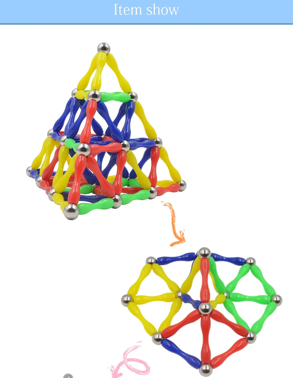 110pcs Sticks And Balls Building Blocks Toys For Children