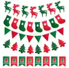 Hot selling Christmas hanging flag / christmas garden flags / Xmas decor flag