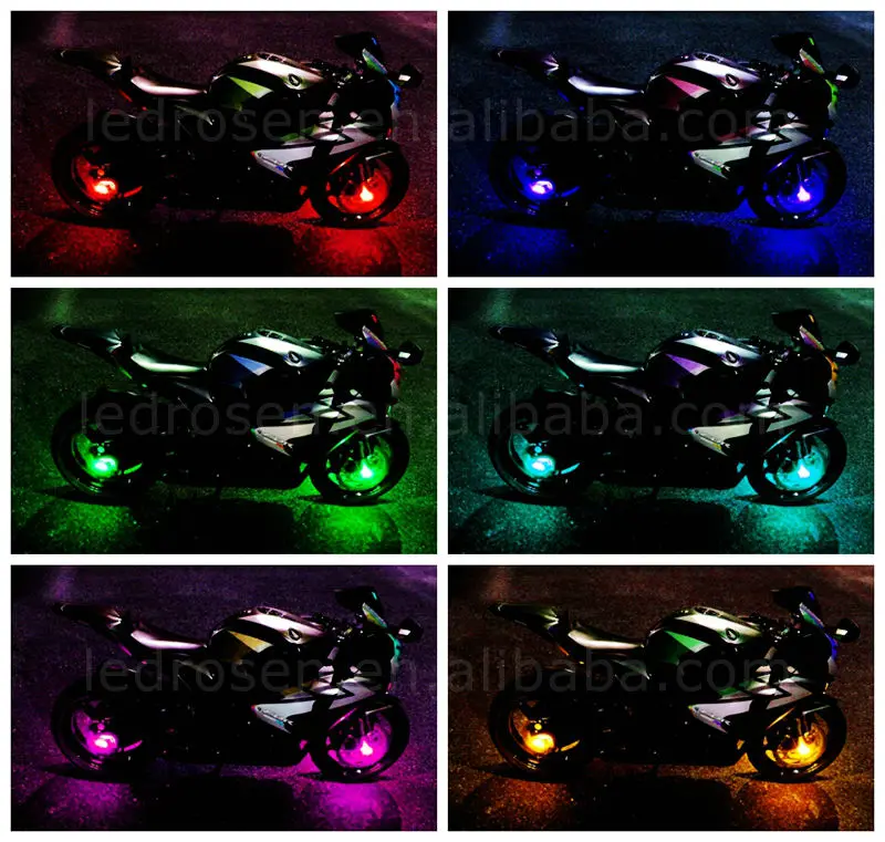 4pcs Motorcycle Led Wheel Light Kit Dc12v Buy Wheel Motorcycle Light Kits,Power Wheel Light