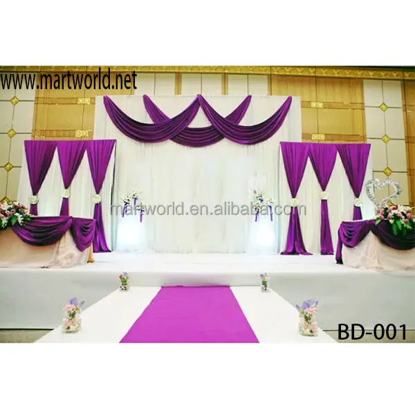 Curtain Pipe Draping Backdrops And Drape For Wedding Decoration Fabric Ceiling Drape For Wedding