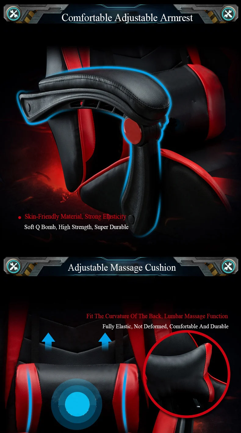 Wholesale Gaming Office Chair Computer Racing Chair For Gamer With