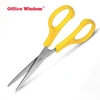 Low MOQ Customizable editable yellow sharp easy-to-use office and school scissors