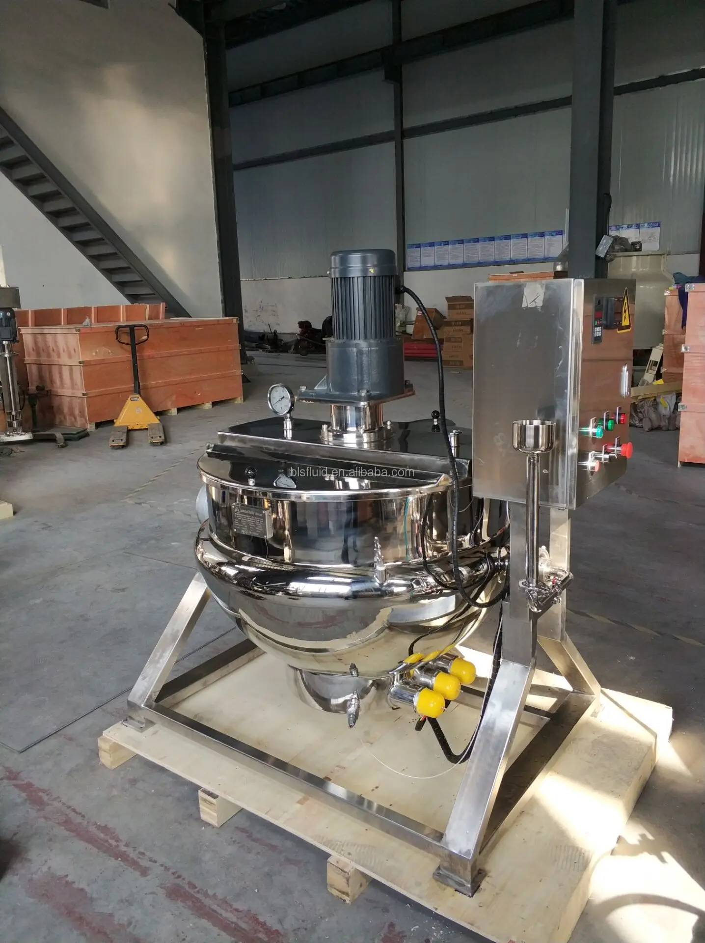 300l Electric Heating Caramel Sauce Cooking Machine Buy Caramel Sauce