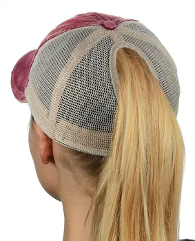 baseball hat with ponytail wig