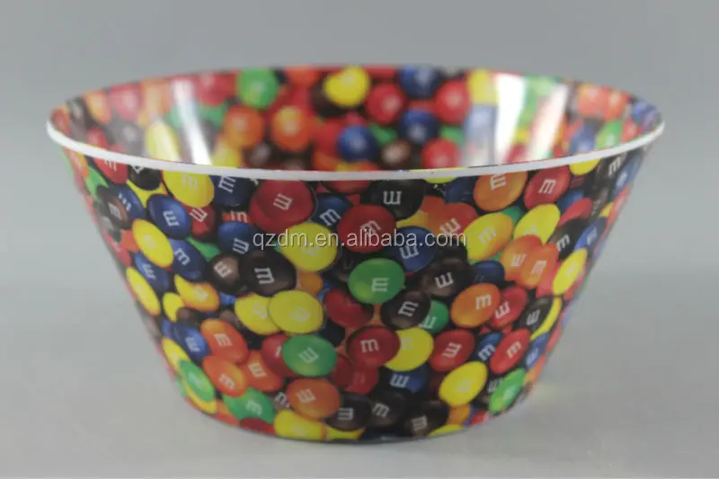 2 Side Print Melamine Salad Bowls
