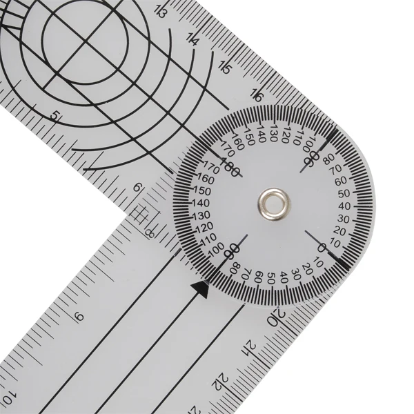 Userful Multi-Ruler Goniometer Angle Medical Spinal Ruler ProfessionalNJ 