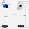 A3/A4 Vertical POP advertising rack indicator brand Hotel cars store Welcome card poster frame floor stand