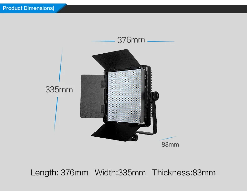 NanGuang led CN-600SA 2.4G wireless tv studio lighting equipment photography lighting