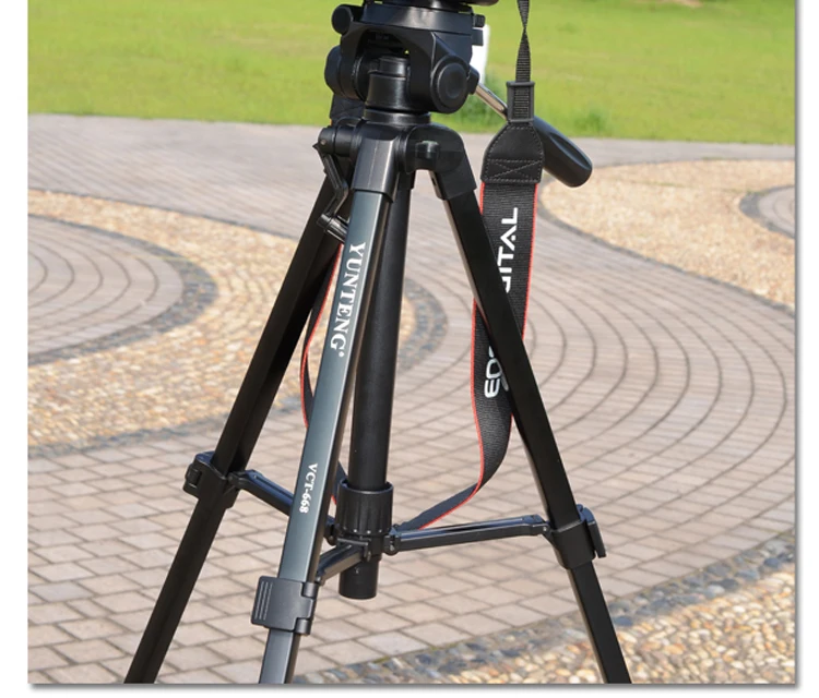 Yunteng Vct668 Pro Tripod With Damping Head Fluid Pan For Slr Dslr