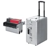 OEM Aluminium Trolley black or silver hard train flight Pilot double covers travelling box