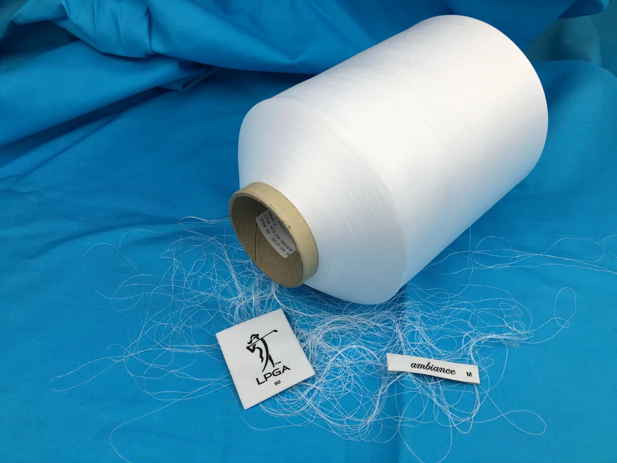 Manufacturer Full Dull 75D/36F dty Twist Label Polyester Yarn