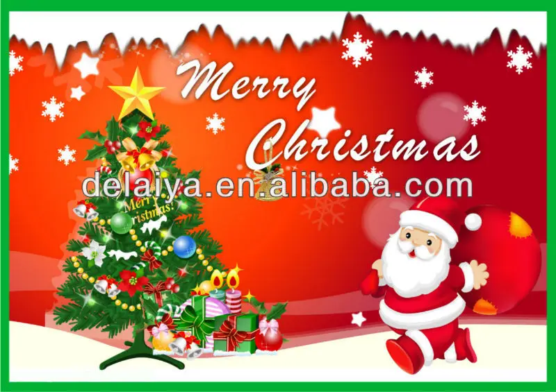 Greeting Card For Christmas - Buy Greeting Card For Christmas,Greeting