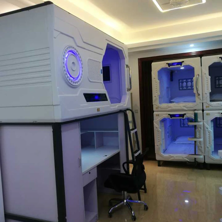 
Hostel furniture divan bed capsule design nap pod capsule hotel resting bed 