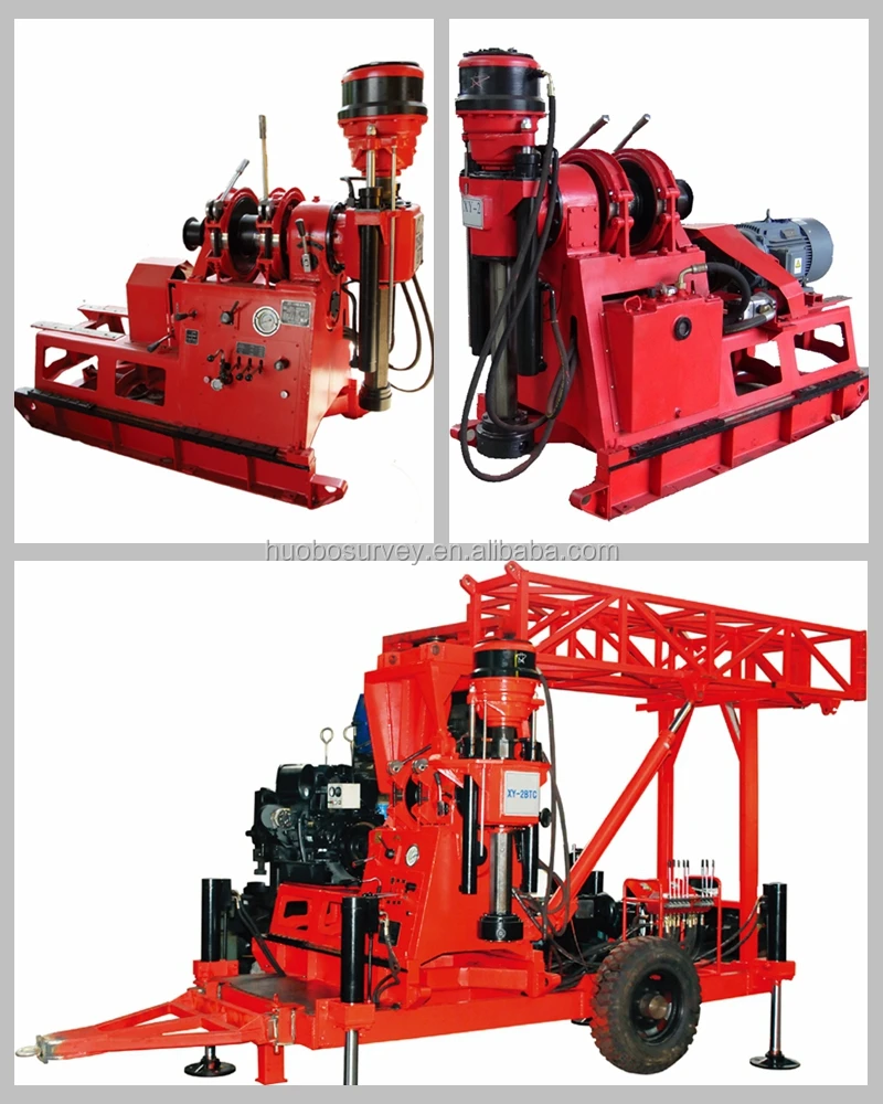 Shallow Hole Drill Rig Water Well Core Drilling Rig with High Power