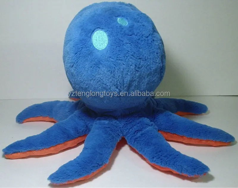 blue plush octopus