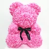 Wedding Decoration China Artificial Flowers Rose Bear Teddy PE with Led Light and Gift Boxes