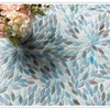 Wall and Ground Decoration Leaf Shape Glass Mosaic Tile