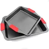 FT-251CM Square Non-Stick Lasagna Cake Baking Dish With Silicone Handles
