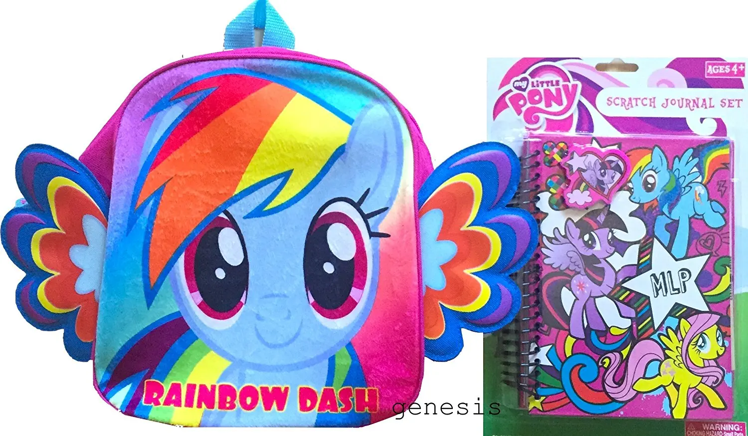 rainbow dash plush backpack