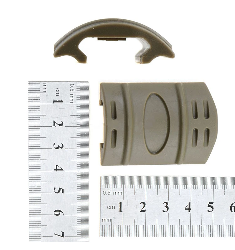 12 Pieces/set Durable Picatinny Rail Covers Nylon Slip Rubber Cover For