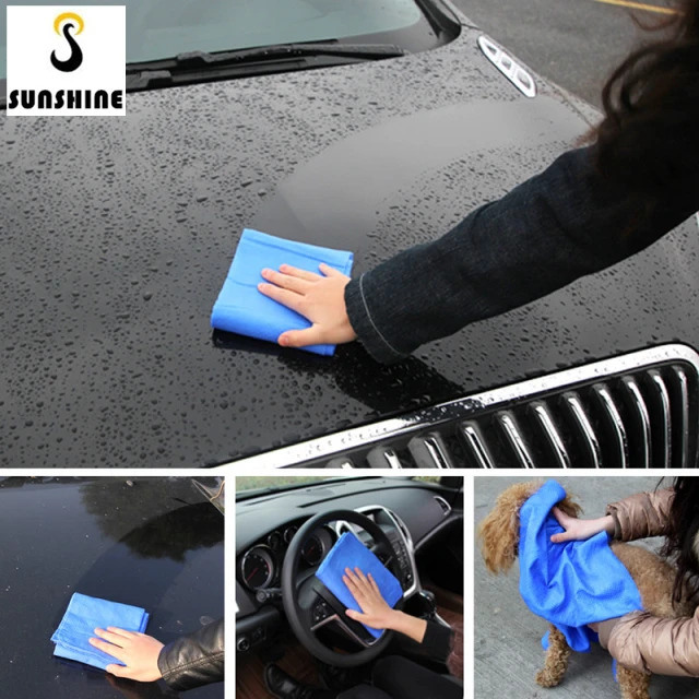 Car Wash Natural Leather Chamois Shammy Auto Cleaning Super Absorbent