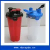 400ml + 400ml Twin Compartment Plastic Protein Shaker Bottle